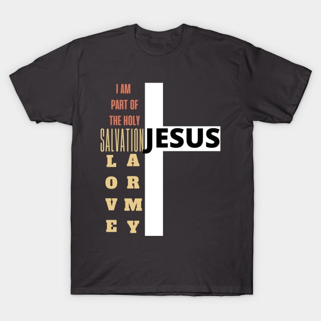 Salvation is Jesus T-Shirt by Kikapu creations